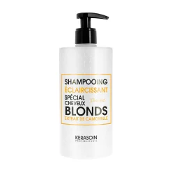 Shampooing éclaircissant spécial cheveux blonds