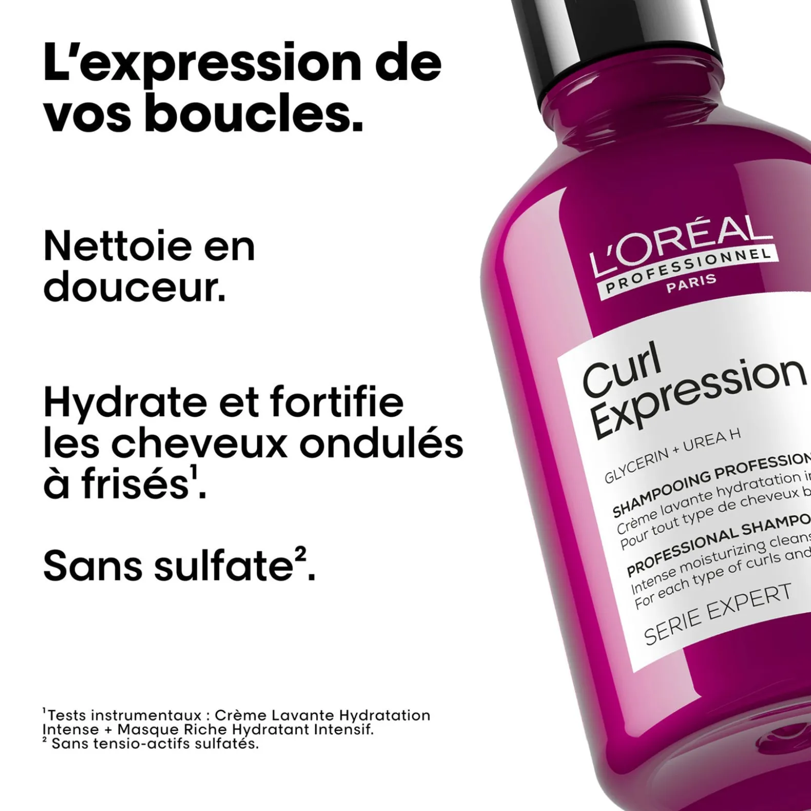 Shampooing crème lavante Curl Expression - Hydratant intensif 300ml