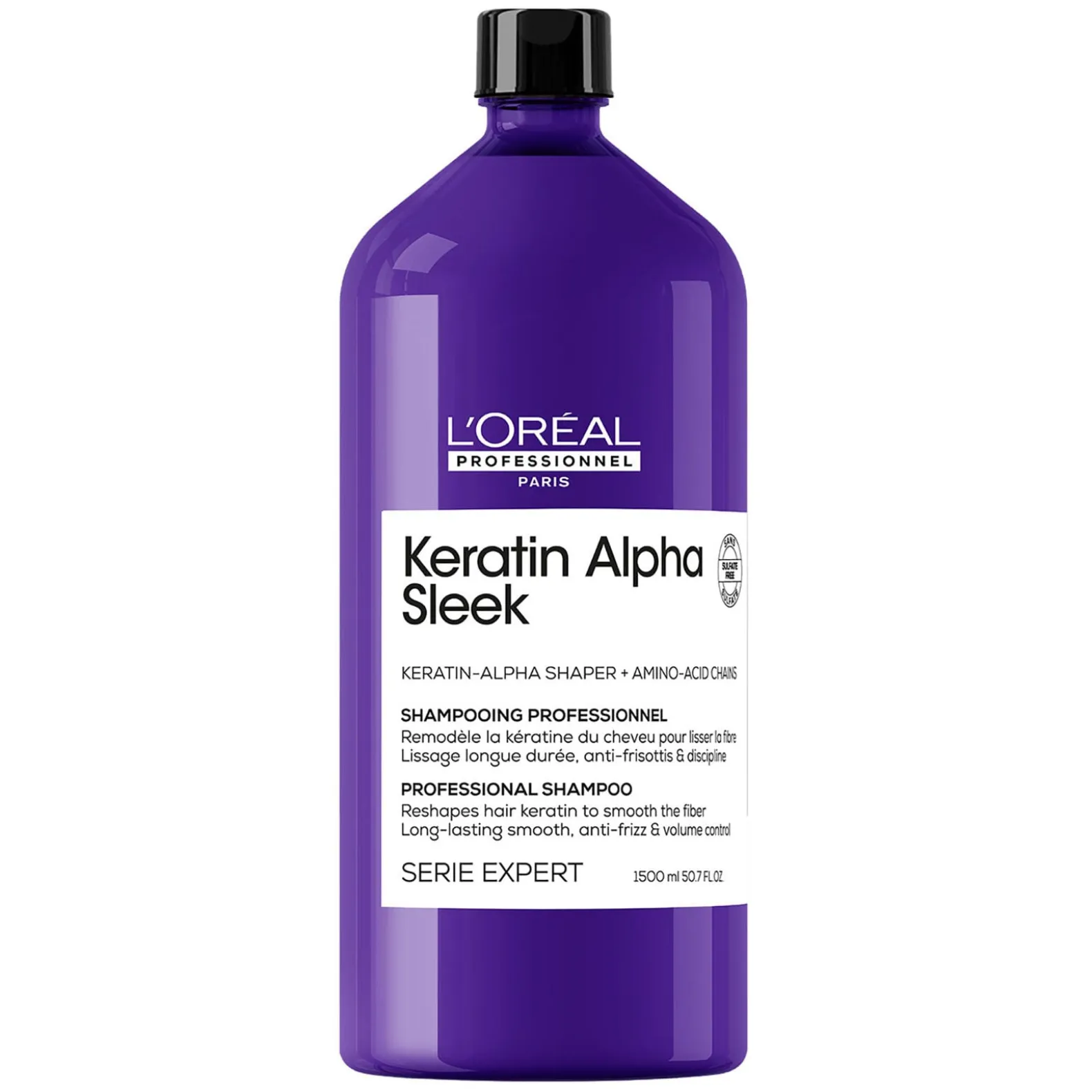 Shampooing disciplinant Keratin Alpha Sleek 1500ml