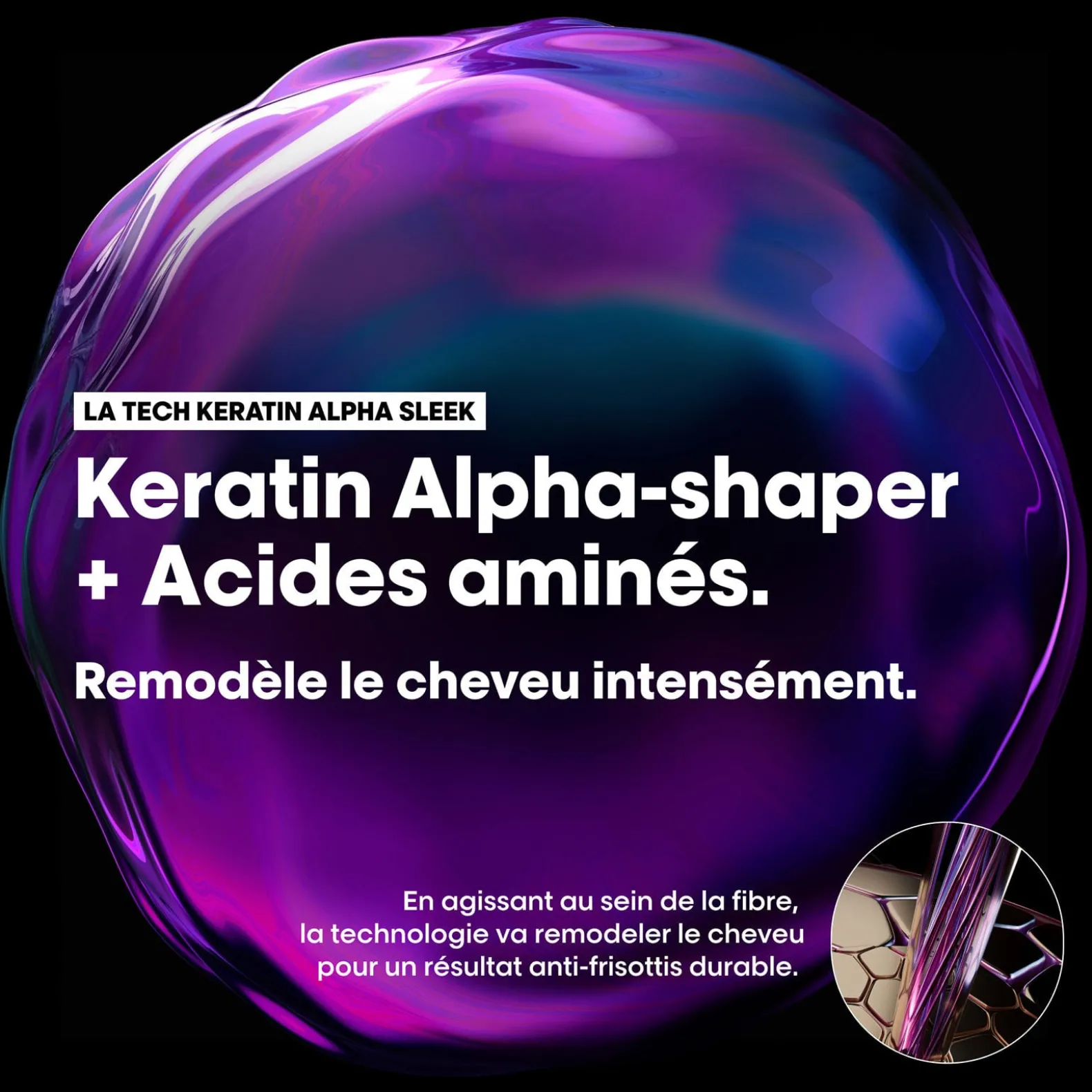 Shampooing disciplinant Keratin Alpha Sleek 1500ml