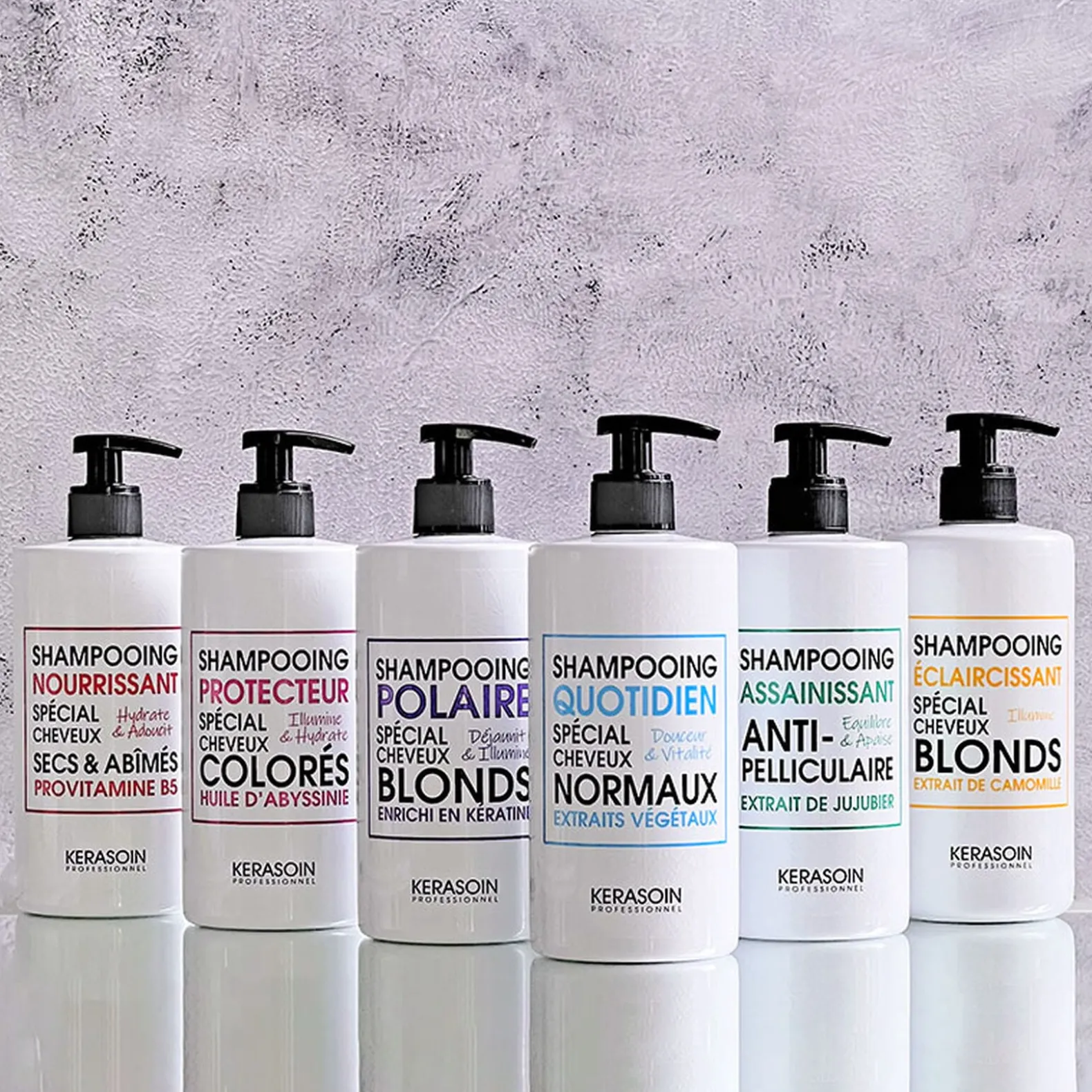 Shampooing déjaunisseur pour cheveux gris et blancs 500ml