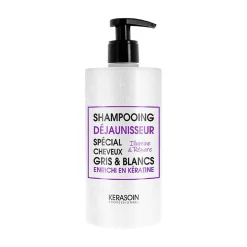 Shampooing déjaunisseur pour cheveux gris et blancs 500ml