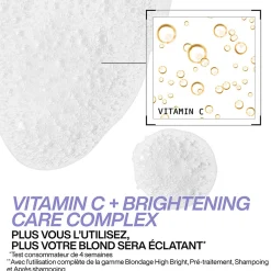 Shampooing illuminant pour cheveux blonds Blondage High Bright