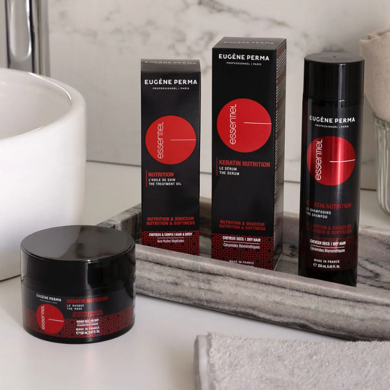 Shampooing nourrissant Essentiel Keratin Nutrition 100ml