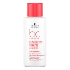 Shampooing pour cheveux abîmés BC Repair Rescue 50ml