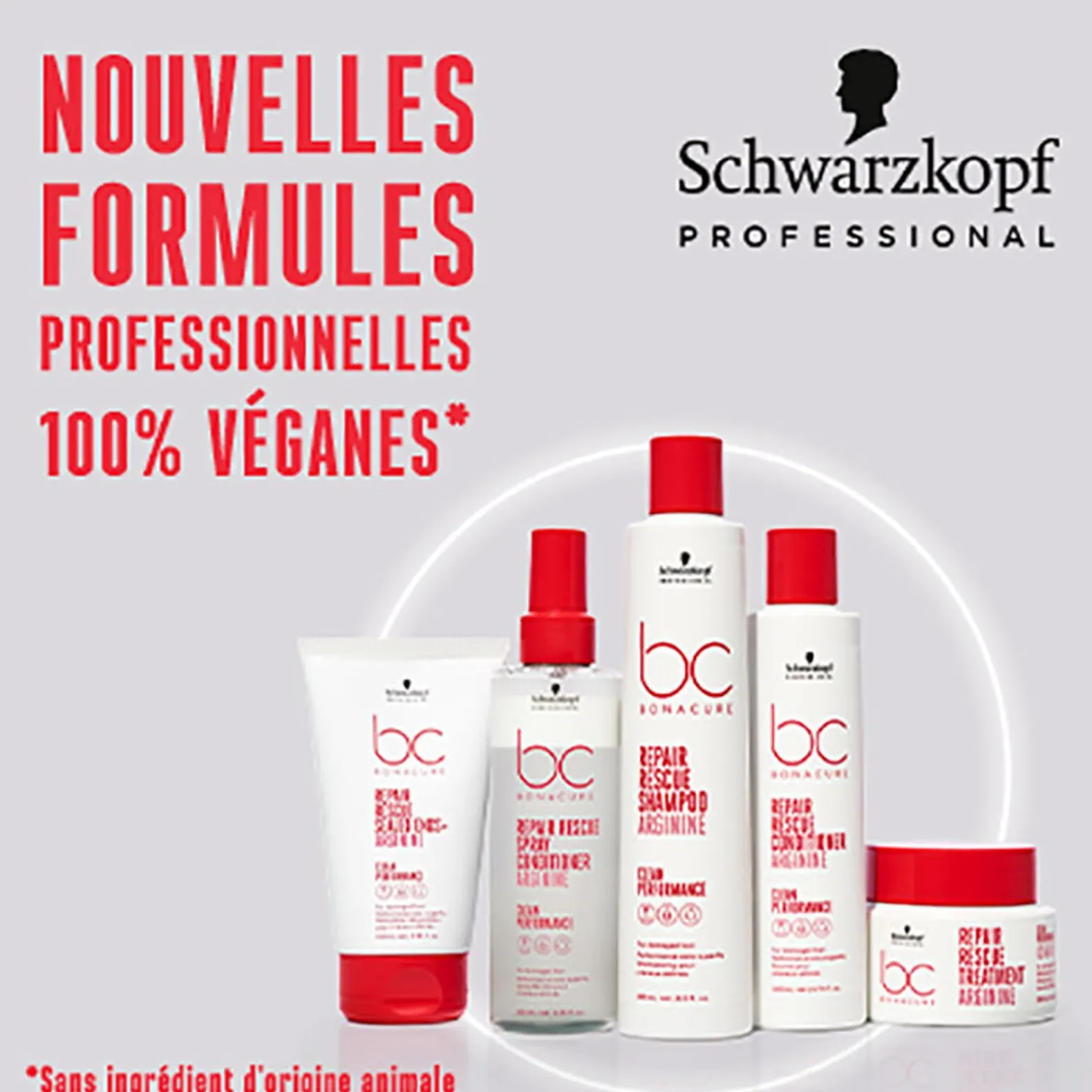Shampooing pour cheveux abîmés BC Repair Rescue 50ml