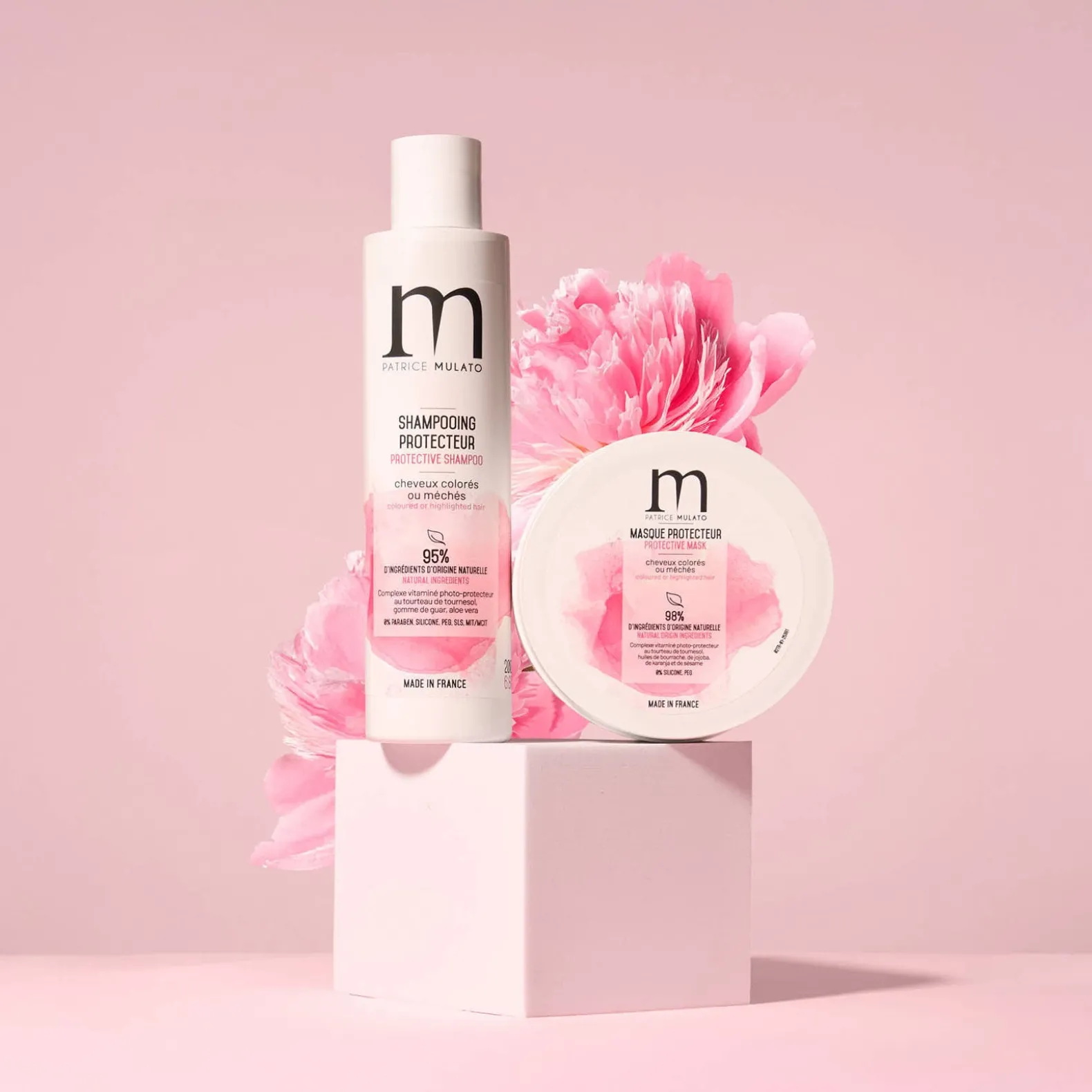Shampooing protecteur pour cheveux colorés ou méchés