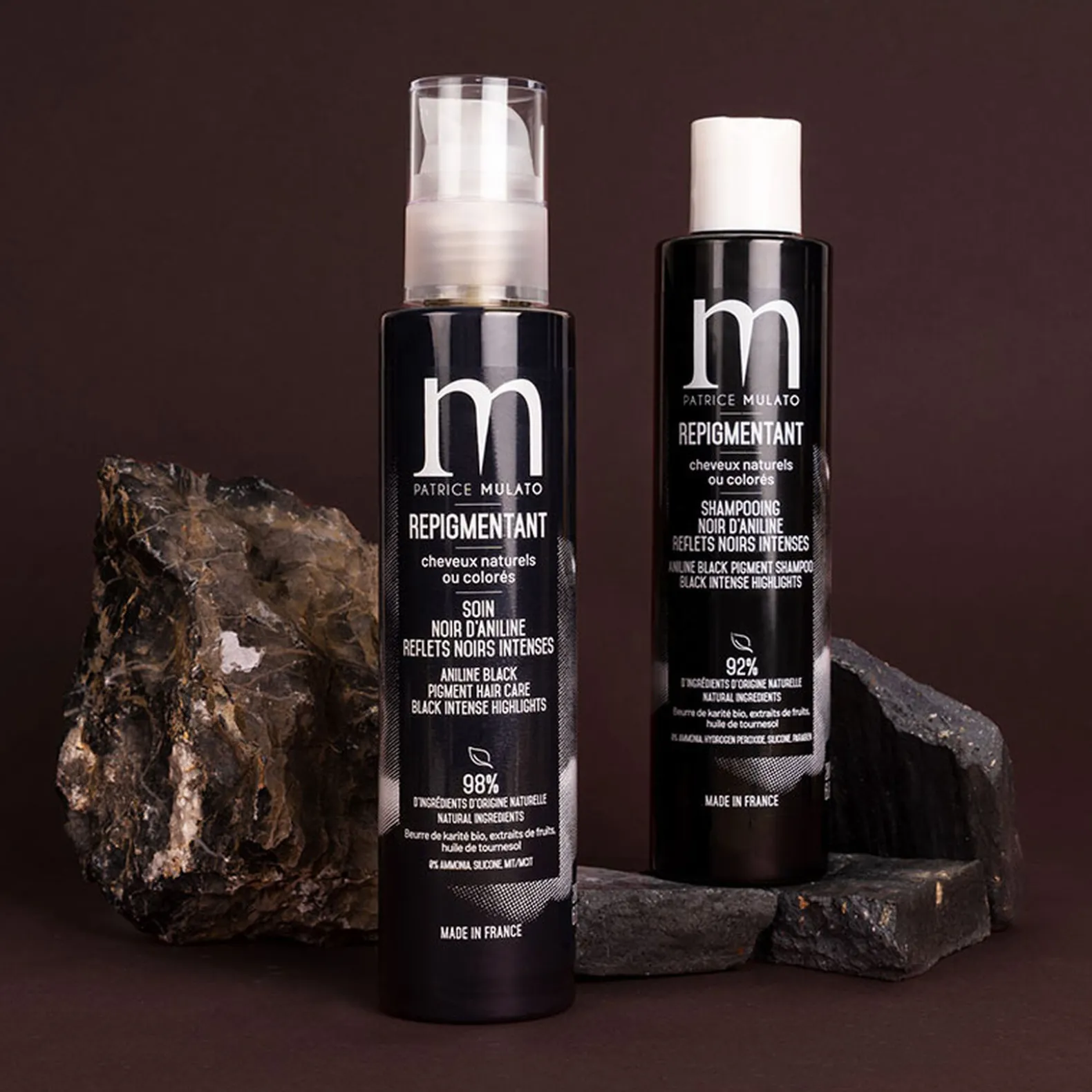 Shampooing repigmentant noir d'aniline