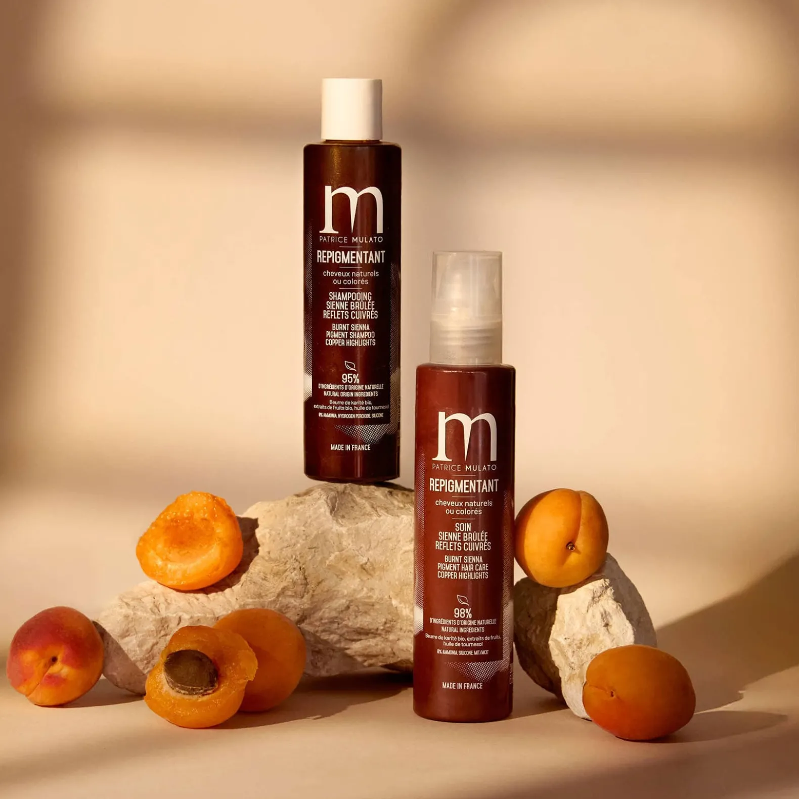 Shampooing repigmentant sienne brûlée