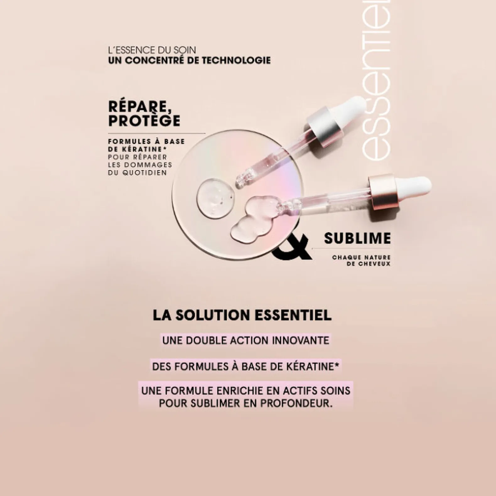 Shampooing réhydratant après-soleil Keratin Sun 250 ml