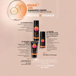 Shampooing réhydratant après-soleil Keratin Sun 100 ml