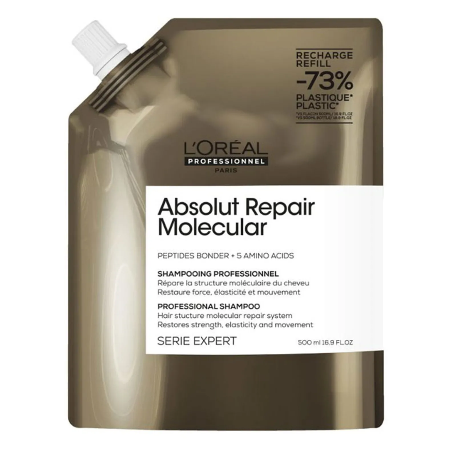 Shampooing réparateur Absolut Repair Molecular recharge 500ml
