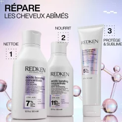 Shampooing réparateur pour cheveux abîmés Acidic Bonding Concentrate 500ml rechargeable