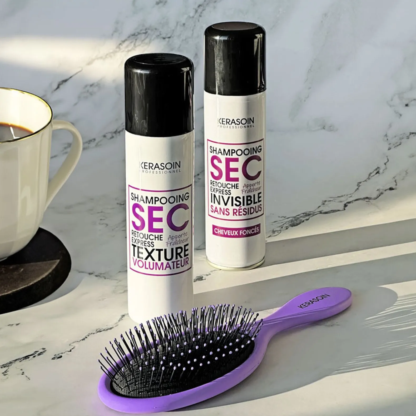 Shampooing sec invisible parfumé