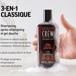 Shampooing soin et gel douche