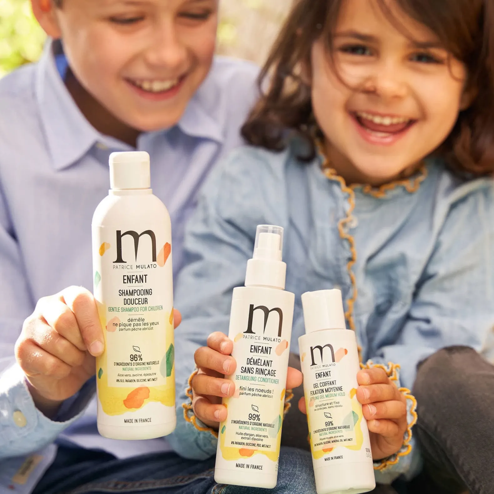 Spray démêlant sans rinçage pour enfant
