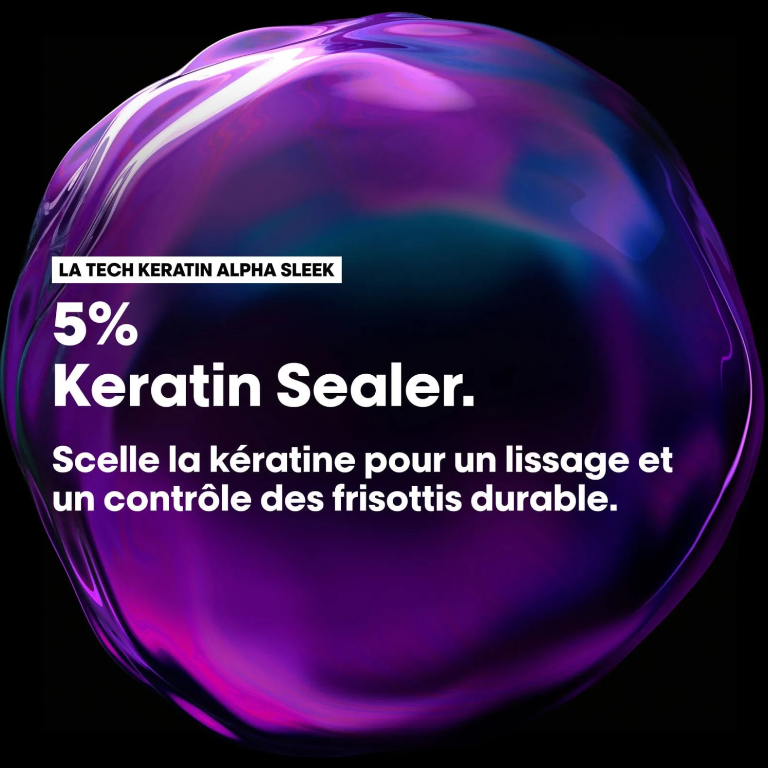 Sérum lisse miroir Keratin Alpha Sleek