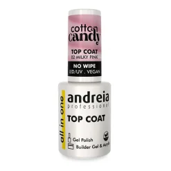 Top coat semi-permanent cotton candy milky pink