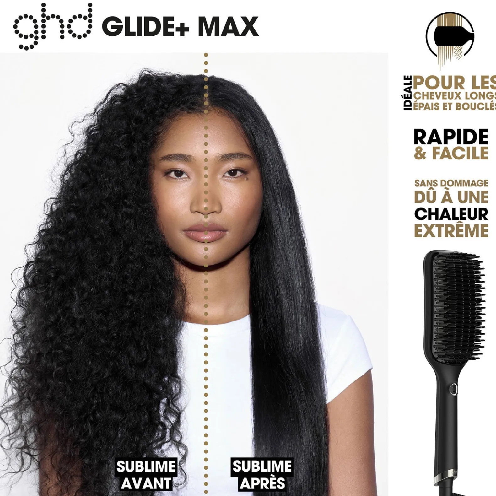 Trio Glide+ Max cheveux épais