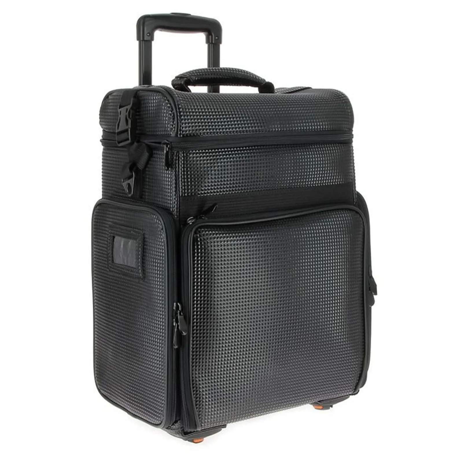 Valise trolley souple noire
