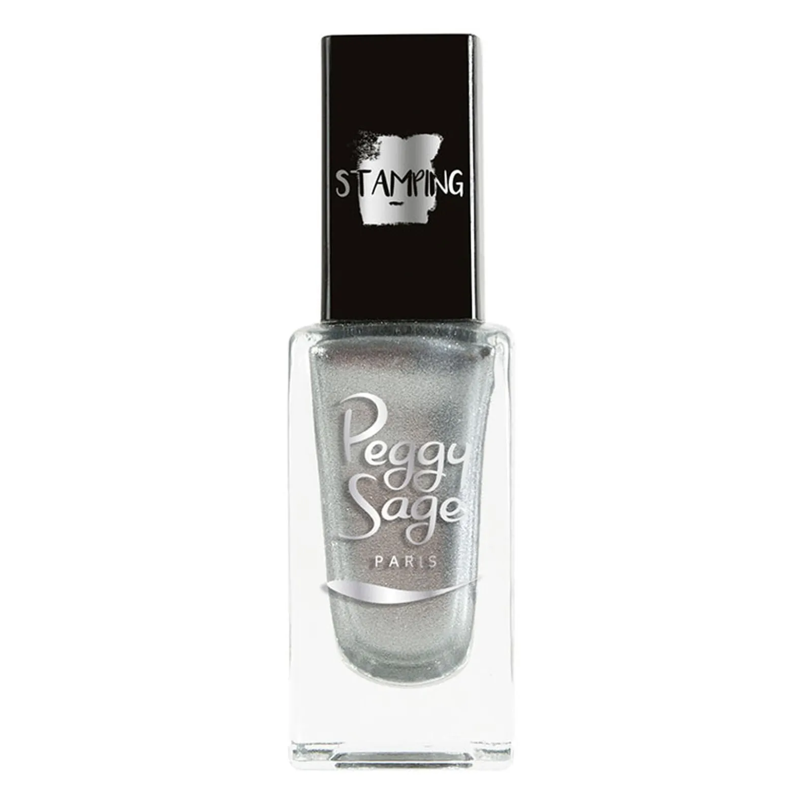 Vernis à ongles stamping Peggy sage silver