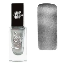 Vernis à ongles stamping Peggy sage silver